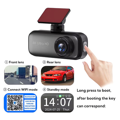 Dash Cam – HD Car Dashboard Camera with Night Vision & Loop Recording