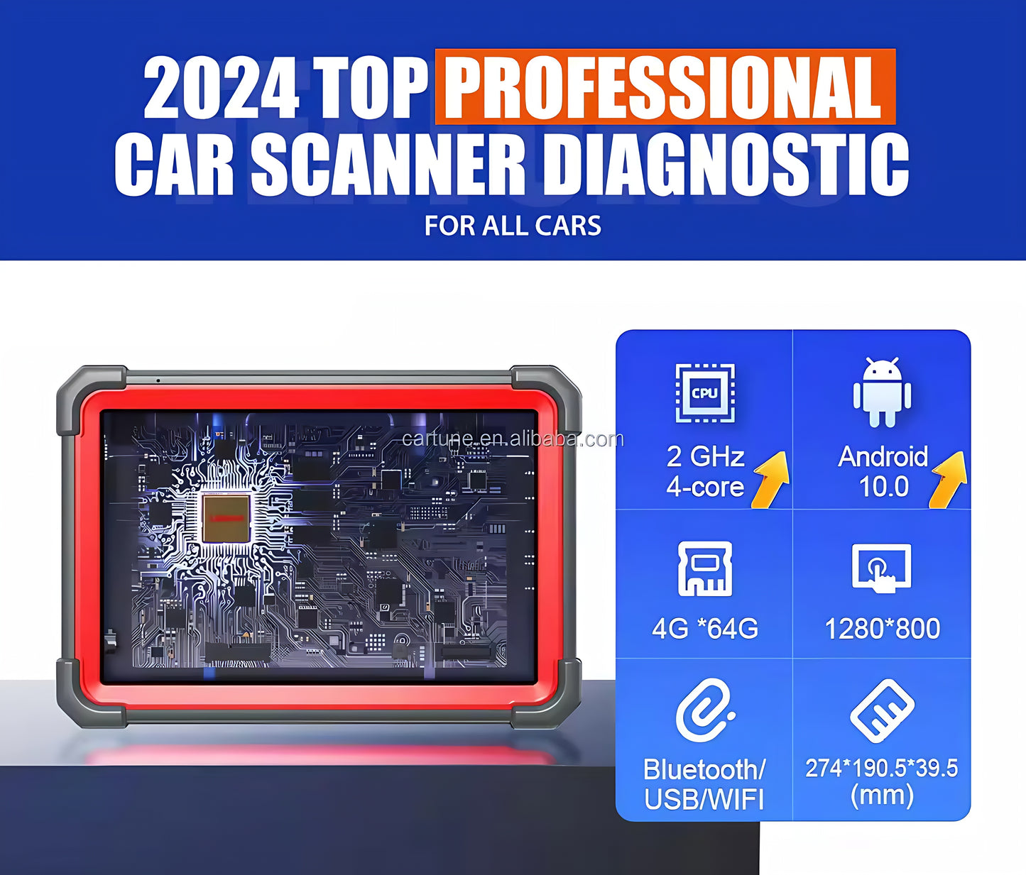 OBD2 Scanner – Universal Car Diagnostic Tool (Basic + Advanced)