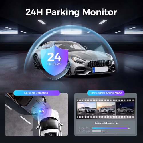 Dash Cam – HD Car Dashboard Camera with Night Vision & Loop Recording
